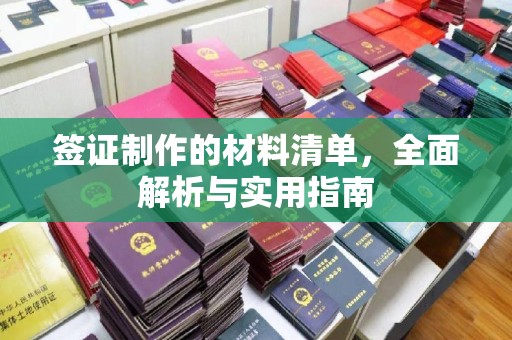 嘉黎签证制作的材料清单，全面解析与实用指南